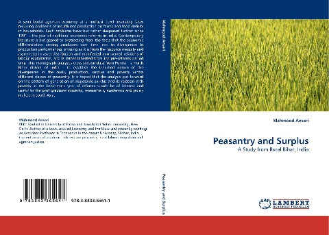 Peasantry and Surplus: A Study from Rural Bihar, India
