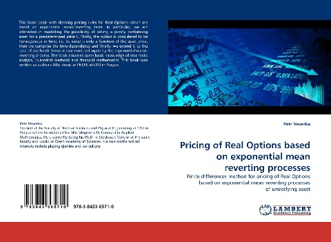 Pricing of Real Options based on exponential mean reverting processes: Finite differences method for pricing of Real Options based on exponential mean reverting processes of underlying asset
