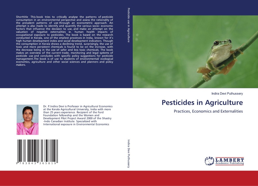 Pesticides in Agriculture: Practices, Economics and Externalities
