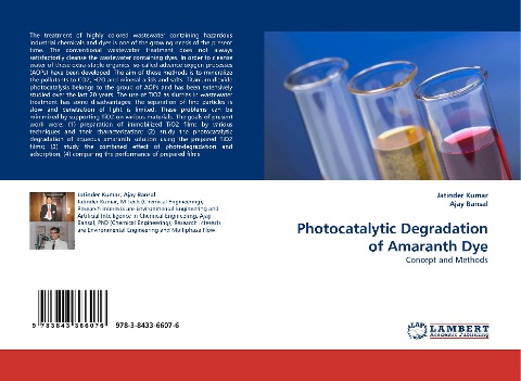 Photocatalytic Degradation of Amaranth Dye: Concept and Methods