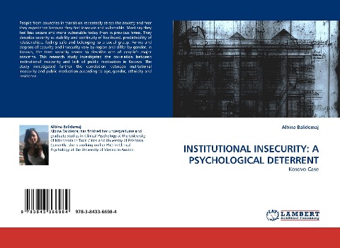 INSTITUTIONAL INSECURITY: A PSYCHOLOGICAL DETERRENT: Kosovo Case