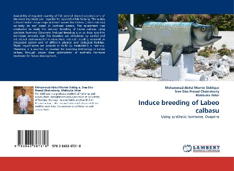 Induce breeding of Labeo calbasu: Using synthetic hormone, Ovaprim