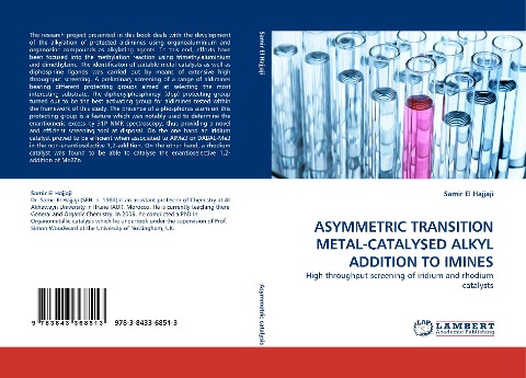 ASYMMETRIC TRANSITION METAL-CATALYSED ALKYL ADDITION TO IMINES: High throughput screening of iridium and rhodium catalysts