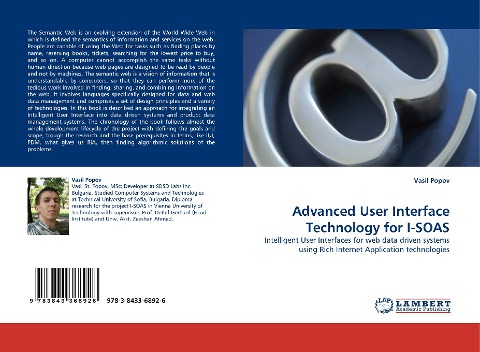 Advanced User Interface Technology for I-SOAS: Intelligent User Interfaces for web data driven systems using Rich Internet Application technologies