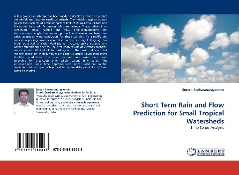 Short Term Rain and Flow Prediction for Small Tropical Watersheds: Time Series Analysis