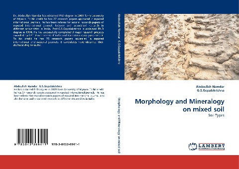 Morphology and Mineralogy on mixed soil: Soil Types