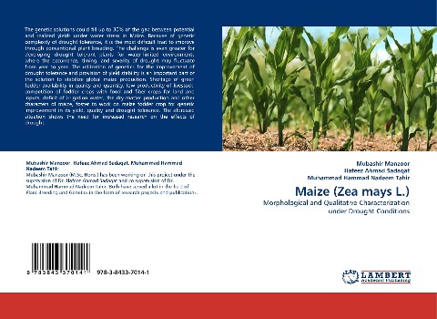 Maize (Zea mays L.): Morphological and Qualitative Characterization under Drought Conditions