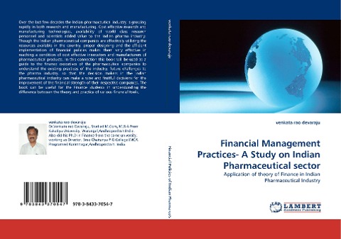 Financial Management Practices- A Study on Indian Pharmaceutical sector: Application of theory of Finance in Indian Pharmaceutical Industry