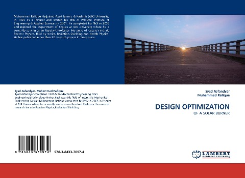 DESIGN OPTIMIZATION: OF A SOLAR BURNER