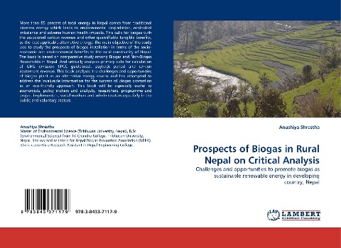 Prospects of Biogas in Rural Nepal on Critical Analysis: Challenges and opportunities to promote biogas as sustainable renewable energy in developing country, Nepal