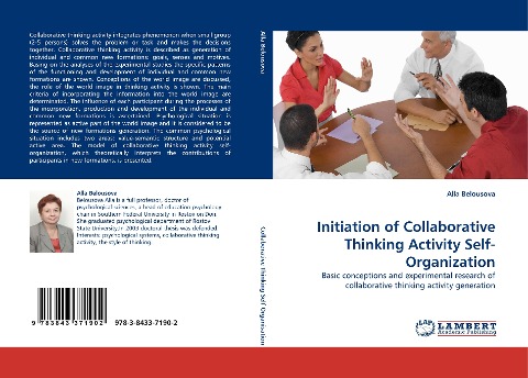 Initiation of Collaborative Thinking Activity Self-Organization: Basic conceptions and experimental research of collaborative thinking activity generation