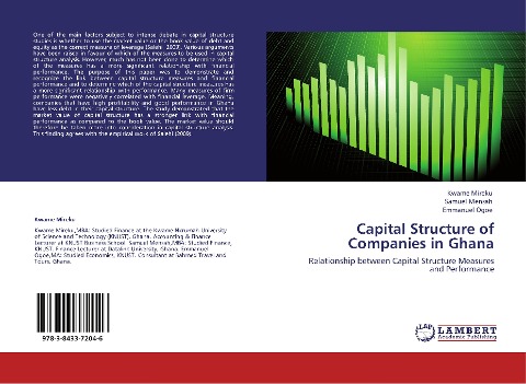 Capital Structure of Companies in Ghana: Relationship between Capital Structure Measures and Performance