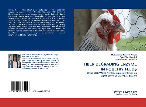 FIBER DEGRADING ENZYME IN POULTRY FEEDS: Effect of ROVABIO(TM) EXCEL Supplementation on Digestibility and Growth of Broilers