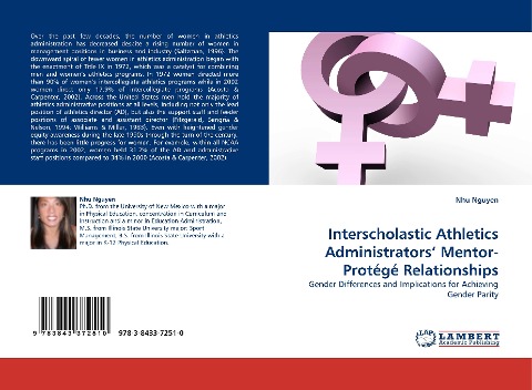 Interscholastic Athletics Administrators Mentor-Protégé Relationships: Gender Differences and Implications for Achieving Gender Parity