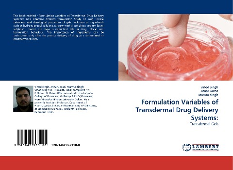 Formulation Variables of Transdermal Drug Delivery Systems:: Transdermal Gels