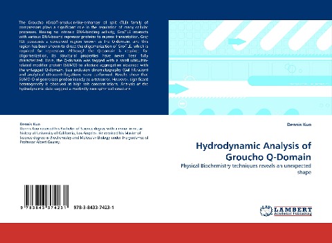 Hydrodynamic Analysis of Groucho Q-Domain: Physical Biochemistry techniques reveals an unexpected shape