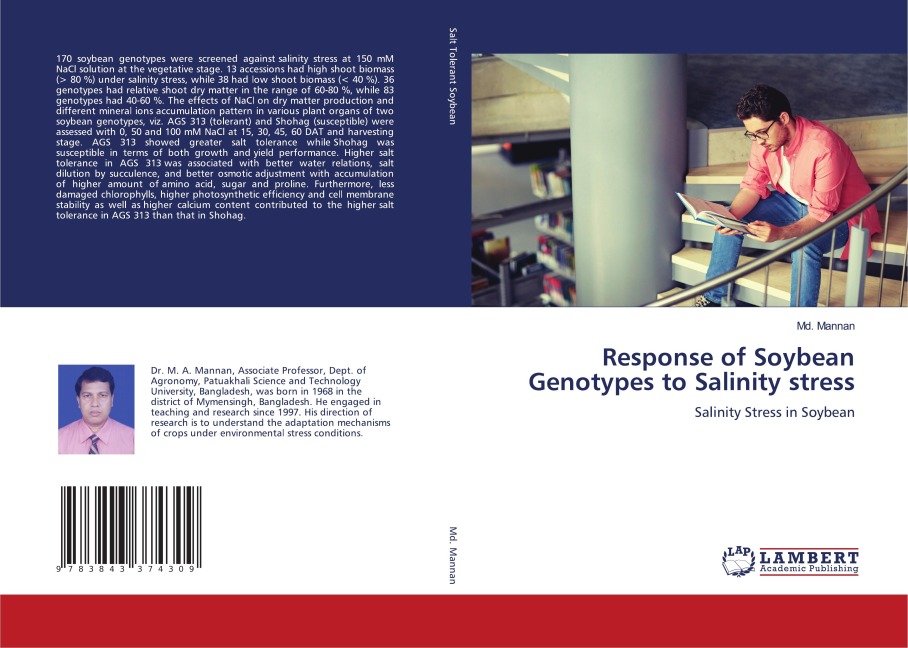 Response of Soybean Genotypes to Salinity stress: Salinity Stress in Soybean