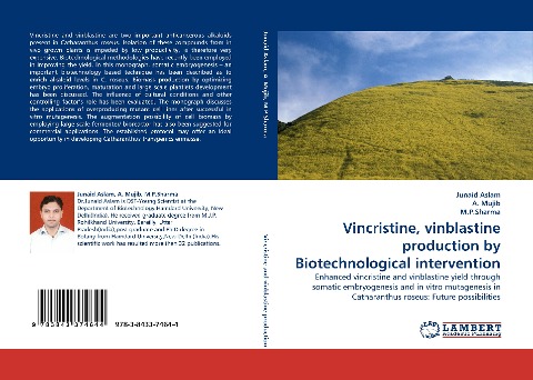 Vincristine, vinblastine production by Biotechnological intervention: Enhanced vincristine and vinblastine yield through somatic embryogenesis and in vitro mutagenesis in Catharanthus roseus: Future possibilities