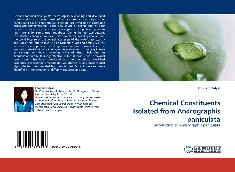 Chemical Constituents Isolated from Andrographis paniculata: Introduction to Andrographis paniculata