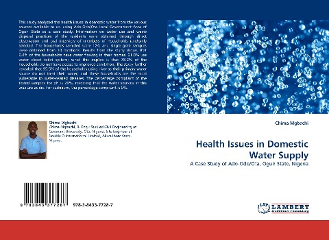 Health Issues in Domestic Water Supply: A Case Study of Ado-Odo/Ota, Ogun State, Nigeria