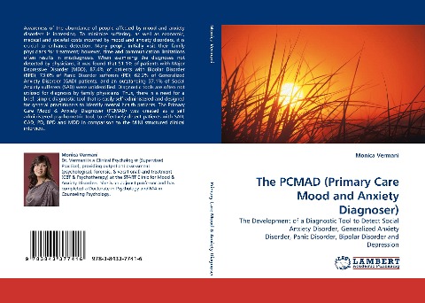 The PCMAD (Primary Care Mood and Anxiety Diagnoser): The Development of a Diagnostic Tool to Detect Social Anxiety Disorder, Generalized Anxiety Disorder, Panic Disorder, Bipolar Disorder and Depression