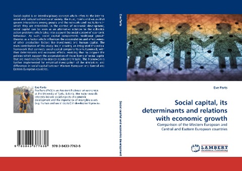 Social capital, its determinants and relations with economic growth: Comparison of the Western European and  Central and Eastern European countries