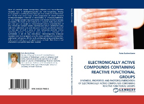 ELECTRONICALLY ACTIVE COMPOUNDS CONTAINING REACTIVE FUNCTIONAL GROUPS: SYNTHESIS, PROPERTIES AND PHOTOPOLYMERIZATION OF ELECTRONICALLY ACTIVE COMPOUNDS CONTAINING  REACTIVE FUNCTIONAL GROUPS