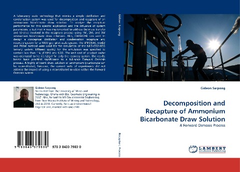 Decomposition and Recapture of Ammonium Bicarbonate Draw Solution: A Forward Osmosis Process