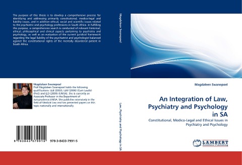 An Integration of Law, Psychiatry and Psychology in SA: Constitutional, Medico-Legal and Ethical Issues in Psychiatry and Psychology