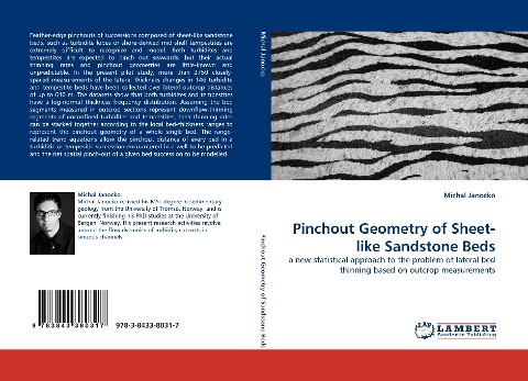 Pinchout Geometry of Sheet-like Sandstone Beds: a new statistical approach to the problem of lateral bed thinning based on outcrop measurements
