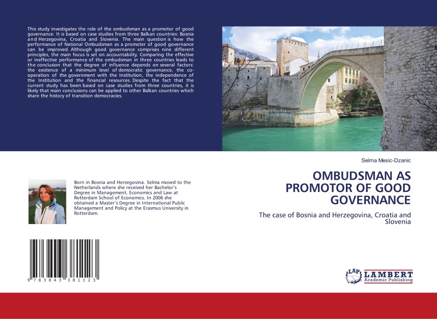 OMBUDSMAN AS PROMOTOR OF GOOD GOVERNANCE: The case of Bosnia and Herzegovina, Croatia and Slovenia