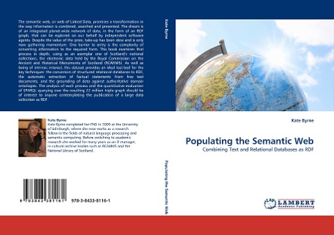 Populating the Semantic Web: Combining Text and Relational Databases as RDF