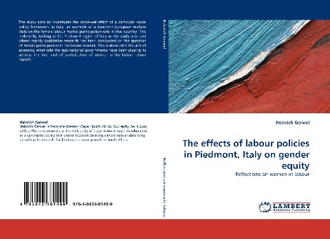 The effects of labour policies in Piedmont, Italy on gender equity: Reflections on women in labour