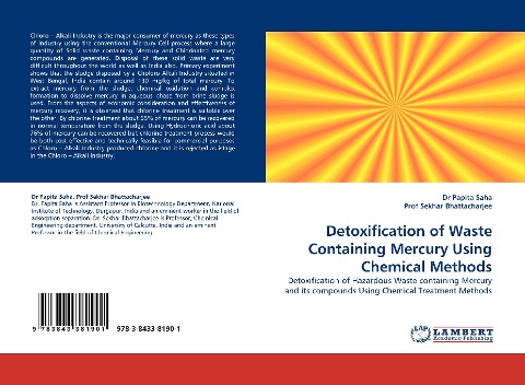 Detoxification of Waste Containing Mercury Using Chemical Methods: Detoxification of Hazardous Waste containing Mercury and its compounds Using Chemical Treatment Methods