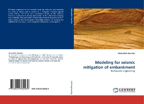 Modeling for seismic mitigation of embankment: Earthquake engineering