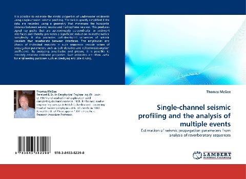 Single-channel seismic profiling and the analysis of multiple events: Estimation of seismic propagation parameters from analysis of reverberatory sequences