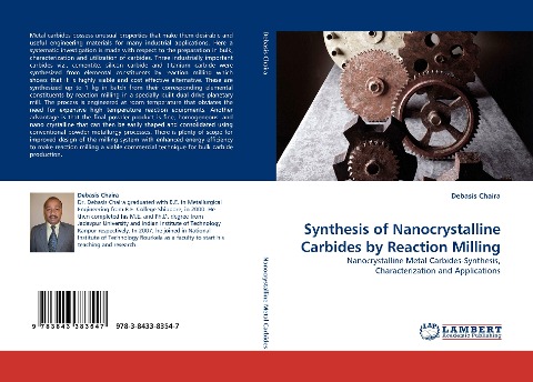 Synthesis of Nanocrystalline Carbides by Reaction Milling: Nanocrystalline Metal Carbides-Synthesis, Characterization and Applications