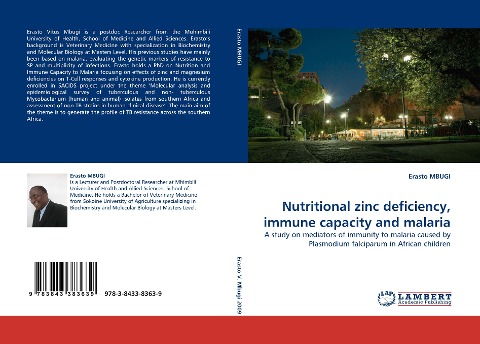 Nutritional zinc deficiency, immune capacity and malaria: A study on mediators of immunity to malaria caused by Plasmodium falciparum in African children