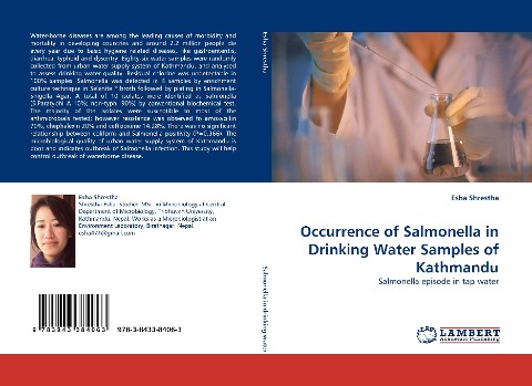 Occurrence of Salmonella in Drinking Water Samples of Kathmandu: Salmonella episode in tap water