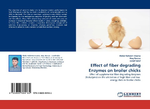 Effect of fiber degrading Enzymes on broiler chicks: Effect of supplemental fiber degrading Enzymes (Natuzyme) on the utilization of high fiber  and low  energy diets in broiler chicks