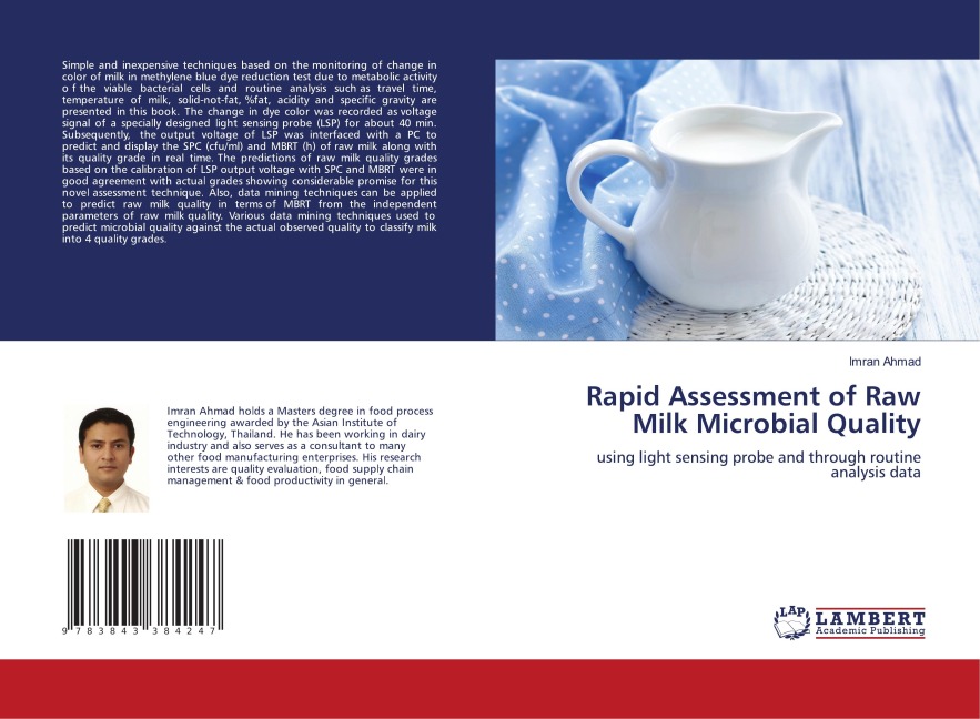 Rapid Assessment of Raw Milk Microbial Quality: using light sensing probe and through routine analysis data