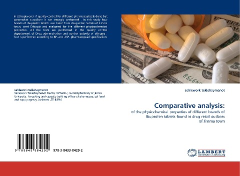 Comparative analysis:: of the physiochemical properties of different brands of Ibuprofen tablets found in drug retail outlates of Jimma town