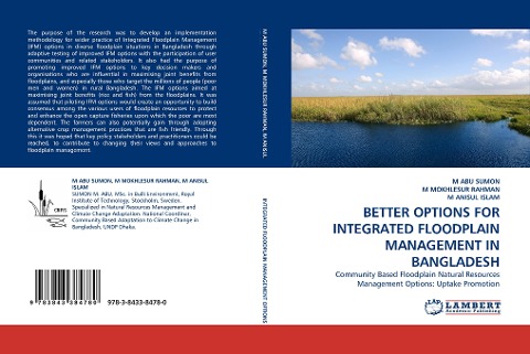 BETTER OPTIONS FOR INTEGRATED FLOODPLAIN MANAGEMENT IN BANGLADESH: Community Based Floodplain Natural Resources Management Options: Uptake Promotion