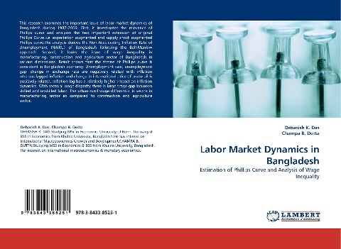 Labor Market Dynamics in Bangladesh: Estimation of Phillips Curve and Analysis of Wage Inequality