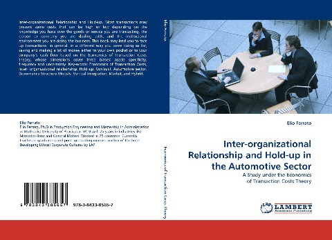 Inter-organizational Relationship and Hold-up in the Automotive Sector: A Study under the Economics of Transaction Costs Theory