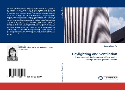 Daylighting and ventilation: Investigation of daylighting and airflow passing through different geometric louvers