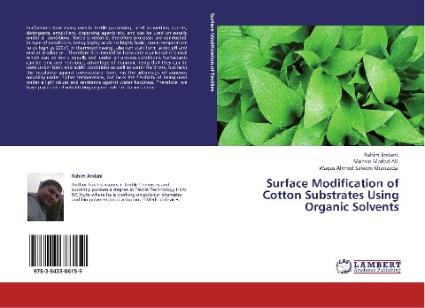Surface Modification of Cotton Substrates Using Organic Solvents