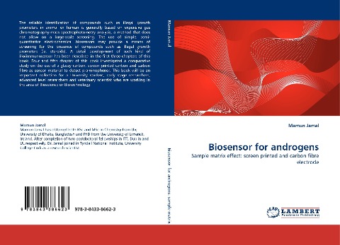 Biosensor for androgens: Sample matrix effect: screen printed and carbon fibre electrode