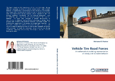 Vehicle Tire Road Forces: A mathematical modeling representation of steady and transient behavior