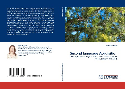 Second language Acquisition: The Acquisition of English Article by L1 Syrian Arab and French Learners of English